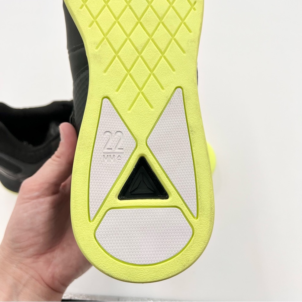 Reebok Black and Yellow Lifting Shoes - Picture 10 of 11